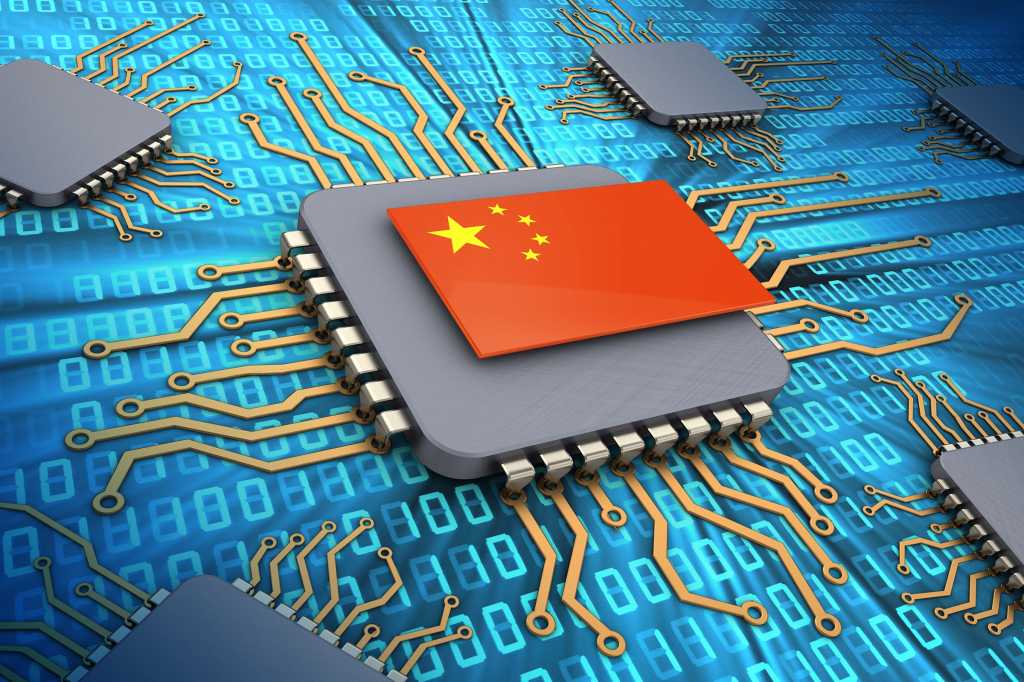 China/计算机芯片/电路板/二进制代码/数据